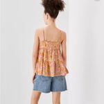 American Eagle  floral smocked baby doll cami top Photo 1