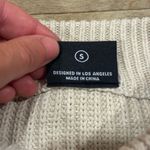 Miou Muse Cowl Neck Cropped Sweater with Tiered Sleeves Size M Photo 3