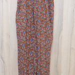 Live to be spoiled Womens Wide Leg Jumpsuit Size S Rust Floral Boho Cottage Photo 0