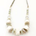 Little Fish Boateak Live Oak Leather and Beaded Necklace Gold Photo 0