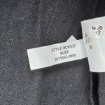 J.Crew Womens Black Linen Button Front Sleeveless Mini Dress Size 8 Photo 4