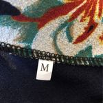 Boutique  Floral Navy open back wrap summer dress size Medium Photo 10