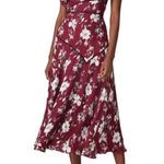 TALULAH La Maison Burgundy Cannes Midi Dress Size Medium $350 Photo 0
