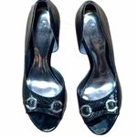 Carlos Santana Snakeskin Peep Toe Heels Photo 3