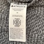 Athleta  Women’s Textured Black & White Plus Size Shirt Jacket 3X NWT Photo 7