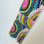 Multi Print Beach tank Dress by beachtime abstract pink blue size 4 Photo 3