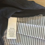 Kate Spade  Black White Broome Street Striped Black Tee Shirt Top Small, NWT Photo 5