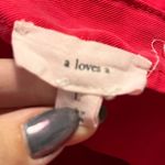 A loves A  women’s red jumpsuit size large Photo 12