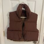 Brown Puffer Vest Size L Photo 1