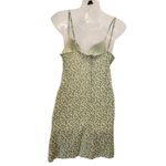 LA Hearts L.A. Hearts by Pacsun Ruched Front Boho Floral Daisy Mini Sundress Green Large Photo 1