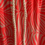 Gap  Strapless Neon Pink Leaf Pattern Maxi Dress Size XS Photo 2