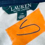 LAUREN Ralph Lauren Full Zip WHITE/NAVY COTTON BLEND Light Jacket XS Photo 8