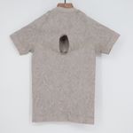 Gymshark  Seamless Camo Ruched Short Sleeve Athletic Top XS Gray Photo 6