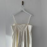 Reformation  NWT White Cotton Sleeveless Dress 10 Photo 3