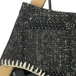 Derek Lam  Sleeveless Tweed Peplum Top - Black/White - US 0 Photo 7