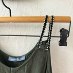 Signature Weekend Maxi Dress Dark Green crinkle braided strap small Photo 3