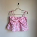 NWT Day + Moon Pink Bow Top Size M Photo 1