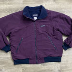 Land's End Women's Winter Insulated Waterproof Bomber Coat No Size Tag Purple Photo 0