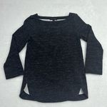 Banana Republic Womens XS Tunic Top Sweatshirt Space Dye 3/4 Sleeve Boat Neck Photo 0