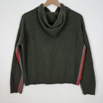 Krimson Klover Wool Cashmere Blend Apres Hoodie Sweater Size Large Green Photo 2