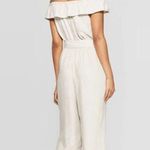 Universal Threads Universal Thread Womens Jumpsuit Size XXL Off Shoulder Mini Cap Sleeve Wide Leg Photo 2