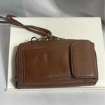 Koltov Women’s Chocolate Brown Crossbody Mutli Comparment Purse Full Zip Leather Photo 4