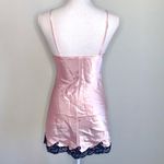 Victoria's Secret Victoria Secret Satin and Lace Rosette Slip Dress Photo 3