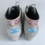 Toms Kala Lace Up Wedge Ankle Boot Booties Size 8 Photo 5