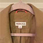Merona Women’s tan brown buttoned wool blazer with wool, 14 Photo 1