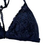 Victoria's Secret  Blue Lace Wireless Front Closure Bralette Women Small | 69-2 Photo 2