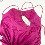 Cassandra Stone Silk Beaded Fringe Gown Size 12 Fuchsia Prom Evening HOCO FLAWED Pink Photo 10