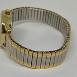 Timex  indiglo date women’s  watch gold silver tone 25mm Quartz 6.5” running Photo 4