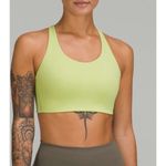 Lululemon  Energy Bra High Support Size 34C Wasabi Green Workout Gym Athletic Photo 3