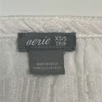 Aerie  White Striped Oversized Drawstring Beach/Pool V-Neck Coverup w/ Slits-XS-S Photo 8