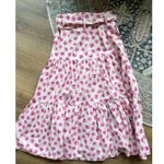 ZARA Floral Belted Tiered Midi Maxi Skirt Photo 6