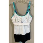 Anthropologie Silhouette Solution Bright Tankini Swim Top Photo 6