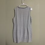 Talbots  Striped Shift Dress Sleeveless Crew Neck Knee Length Size 14 Petite Photo 1