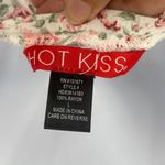 Hot Kiss  Faux Wrap Y2K Dress Sz L CottageCore Coquette Dainty Floral Ruffle Hem Photo 7