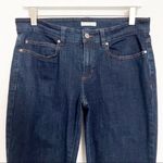 Eileen Fisher Dark Wash Mid Rise Blue Skinny Leg Jeans Stretch Casual Size 6 Photo 1