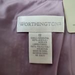 Worthington Orchid Flared Mini Skirt With Beaded Trim Light Purple Size 12 Photo 4