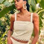 Allison New York Crochet crop top White Photo 0