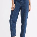 Madewell Balloon Jeans Size 25 High Rise Seamed Front 100% Cotton Photo 7