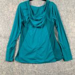 prAna  Women's Size M Blue Lauriel Relaxed Fit Pullover Hoodie‎ Sweatshirt Photo 5