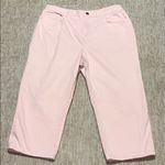 Ralph Lauren 14 Women's Lauren  Pink cropped Capri jeans pants Photo 0