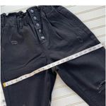 SheIn  Black High Rise paperbag Jeans size M Photo 9