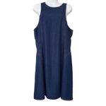 RE/DONE Zip Back lyocell Dress Mini Womens Split Front Large Denim Western Photo 9