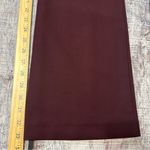 Ecru  Flare Dress Pants Size 4 Deep Wine Photo 6