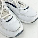 Easy Spirit  Grasp Athletic Shoes Womens US 8 White Navy Blue Leather Dad Sneaker Photo 1