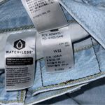 Levi's Levi’s Low Pro Straight Jeans Women’s 32 Charlie Won Light Wash Distressed Denim Photo 9