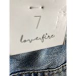 Love, Fire NWT Denim Skirt 7 Juniors Cargo High Waist Acid Wash Maxi Streetwear Photo 3